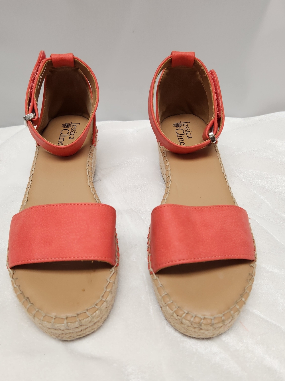 Jessica Cline Coral Ankle-Strap Espadrille Sandals